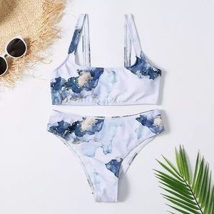 Suit Swimwear Push Up High Cut Fashion Bikini Set